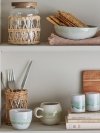 Bloomingville PAULA Ceramiczna Solniczka i Pieprzniczka / Zielona