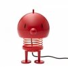 Hoptimist BUMBLE Lampa Stołowa - Figurka Optymisty L Czerwona
