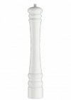 Zassenhaus BERLIN Drewniany Młynek do Pieprzu 40 cm Biały Połysk