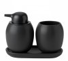 Stelton FJORD Ceramiczny Dozownik do Mydła / Czarny