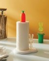 Alessi BUNNY & CARROT Stojak na Ręczniki Papierowe / Biały