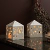 Kähler URBANIA Świecznik Tealight - Domek Biały - Functio