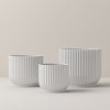 Lyngby CLASSIC Doniczka do Kwiatów 17 cm Biała
