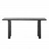 Bloomingville RIBER Ławka z Drewna z Recyklingu 102 cm / Czarna