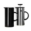 Stelton EM77 Zaparzacz Tłokowy do Kawy typu French Press- Czarny
