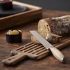 Holm WOODEN Zesatw do Chleba - Deska i Nóż do Krojenia Pieczywa 2 El.