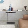 Muuto RELATE Stolik Pomocniczy - Boczny 60,5 cm Czarny / Blat Dąb Ciemny