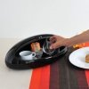 Alessi GNAM Chlebak - Pojemnik na Pieczywo / Czarny Błyszczący
