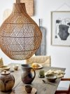Bloomingville CANELA Lampa Wisząca z Naturalnego Rattanu 50 cm