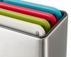Joseph Joseph FOLIO Deski do Krojenia w Stalowym Etui / Srebrne