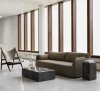 Menu OFFSET Sofa Potrójna - Tkanina Kvadrat Odcień Piaskowy
