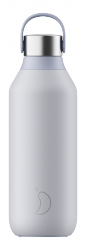 Chilly's SERIES 2 Stalowa Butelka Termiczna 500 ml Jasnoniebieska