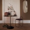 Aytm SOLUS Stół Okrągły z Marmurową Podstawą 90 cm Czarny