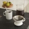 Alessi COFFEE Zestaw do Parzenia Slow Coffee / Dzbanek z Filtrem i Ręczny Młynek do Kawy