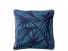 SÖDAHL Deco Leaves - Poduszka Dekoracyjna 50x50 cm Indigo