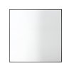 by Lassen VIEW Kwadratowe Lustro Ścienne 70 cm Czarne
