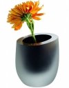 Philippi OPAK Elegancki Wazon do Kwiatów 13 cm / Czarny Matowy
