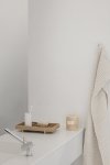 Blomus ABENTO Taca Drewniana - Organizer Łazienkowy 30 cm / Naturalna
