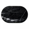 Aytm PAUSILLUS Stolik Kawowy 55 cm Czarny - Blat Marmurowy