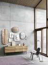 Muuto FRAMED Lustro Ścienne S - Różowe / Tafla Różowa
