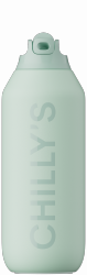 Chilly's SERIES 2 SPORT Stalowa Butelka Sportowa do Wody 500 ml - Termiczna / Zielona