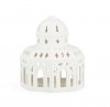Kähler URBANIA Świecznik Tealight - Domek Biały - Glassalen