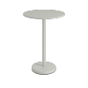 Muuto LINEAR Okrągły Ogrodowy Stolik Kawowy 70 cm / Wys. 105 cm / Szary