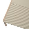 Muuto COUPLE Stolik Kawowy z Ceramicznym Blatem 84x40 cm / Jasny Dąb - Blat Gładki Taupe