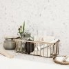 House Doctor BATH Ścienny Kosz Prysznicowy - Półka Pojedyncza - Złoty