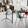 Muuto FIBER ARMCHAIR TUBE BASE Krzesło - Białe