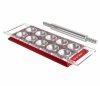 Marcato DESIGN LINE Forma do Ravioli w Kwadratach 5x5 cm 10 Szt. / Czerwona
