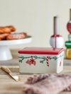 Bloomingville CHRISTMAS YULE Ceramiczna Maselniczka Świąteczna