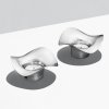 Georg Jensen COBRA Świecznik Tealight 2 Szt. Srebrny Polerowany