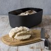 RIG-TIG by Stelton BOX-IT Chlebak i Maselniczka z Melaminy - Zestaw Czarny