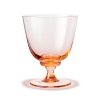 Holmegaard FLOW Kieliszek do Wody 350 ml / Różowy