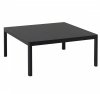 Muuto WORKSHOP Stolik Kawowy Kwadratowy 86 x 86 cm Czarny / Blat Czarny Linoleum