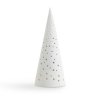 Kähler NOBILI Świecznik Świąteczny Tealight / Choinka 25 cm Biała