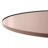 AYTM - CIRCUM Lustro Ścienne Okrągłe 90 cm Różowe