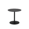 Muuto SOFT SIDE Stolik Okrągły 48 cm Czarny / Blat 48 cm Nanolaminat