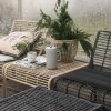 House Doctor LOUNGE Poduszka na Krzesło - Czarna