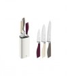 Wmf JOY Blok + 3 Noże Kuchenne / Biały