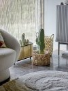Bloomingville EBBIE Kwietnik na Nóżkach / Rattanowy