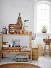 Bloomingville SEDE Zestaw 2 Rattanowych Koszy do Przechowywania
