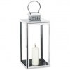 Cilio TORRE Lampion 53 cm Srebrny
