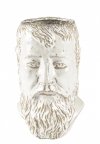 Villa Collection NORDIC Wazon do Kwiatów - Głowa 23 cm Biały