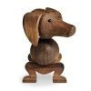 Kay Bojesen DOG Drewniana Figurka - Pies Jamnik / Brązowy