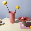 Lyngby Porcelain RHOMBE Wazon do Kwiatów 20 cm Żółty
