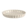 Emile Henry NATURAL CHIC Ceramiczna Forma do Tarty 28 cm / Biała
