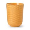 Lyngby Porcelain RHOMBE COLOR Kubek bez Ucha 330 ml Żółty