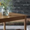 Muuto LINEAR Zestaw Mebli Ogrodowych - Stół 140 cm + 2 Ławki - Ciemnozielony